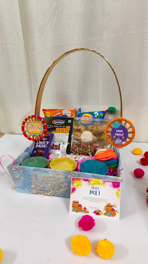 Rangon ka Jashn Basket | Holi Basket | Blessico