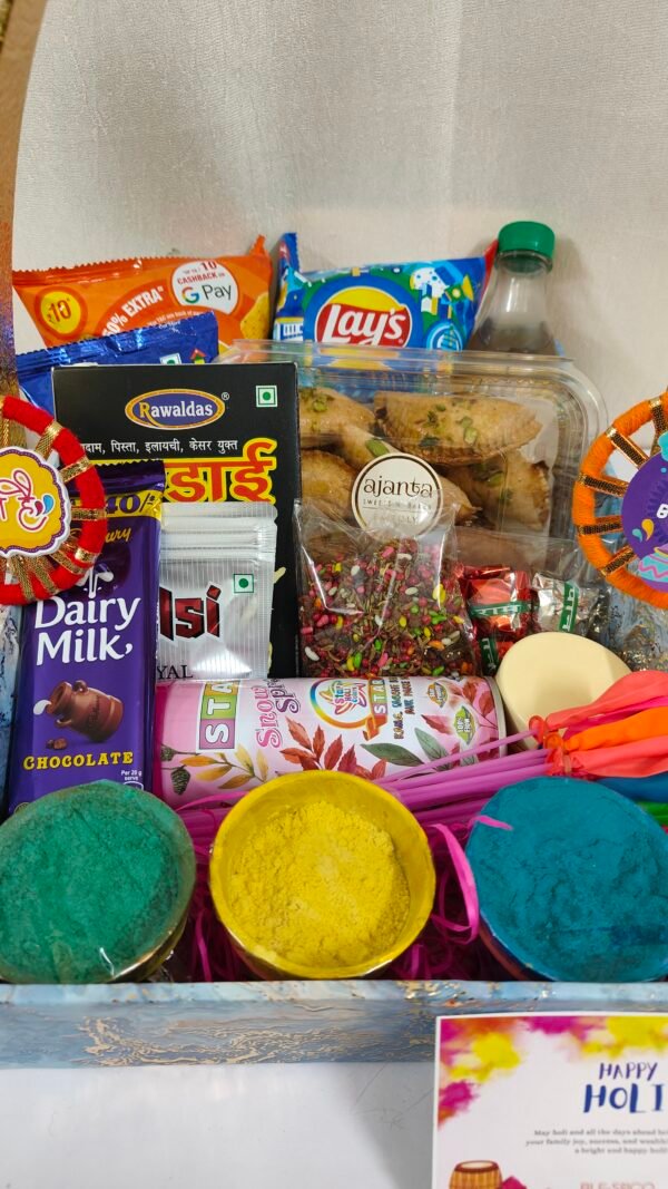 Rangon ka Jashn Basket | Holi Basket | Blessico