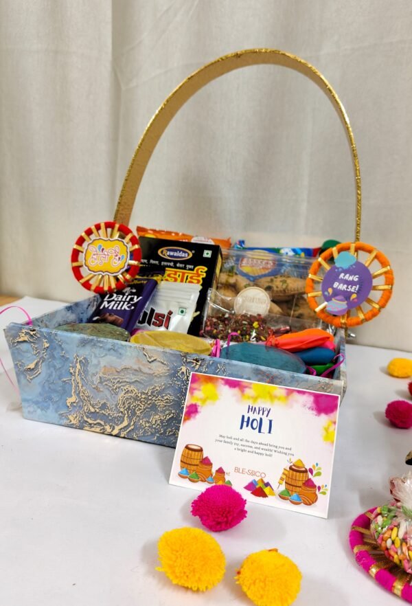 Rangon ka Jashn Basket | Holi Basket | Blessico