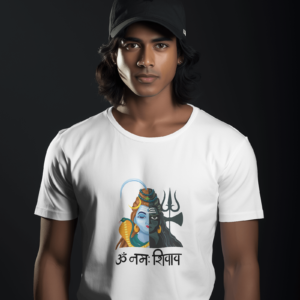 SHIVA AND ADIYOGI FUSION | REGULAR T-SHIRT | BLESSICO