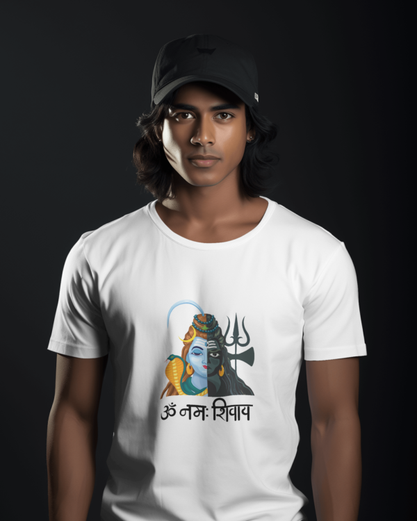 SHIVA AND ADIYOGI FUSION | REGULAR T-SHIRT | BLESSICO