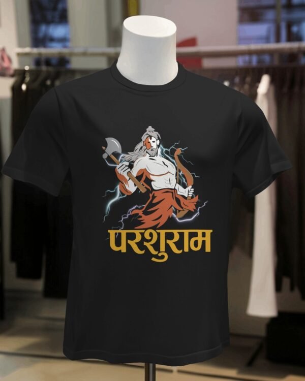 PARSHURAM Black T-Shirt | BLESSICO