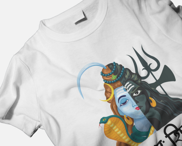 SHIVA AND ADIYOGI FUSION | REGULAR T-SHIRT | BLESSICO