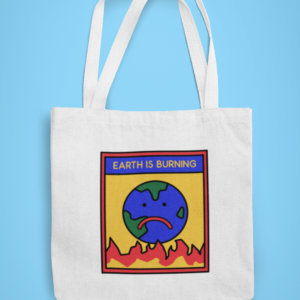 Earth Is Burning | Tote Bag | Blessico