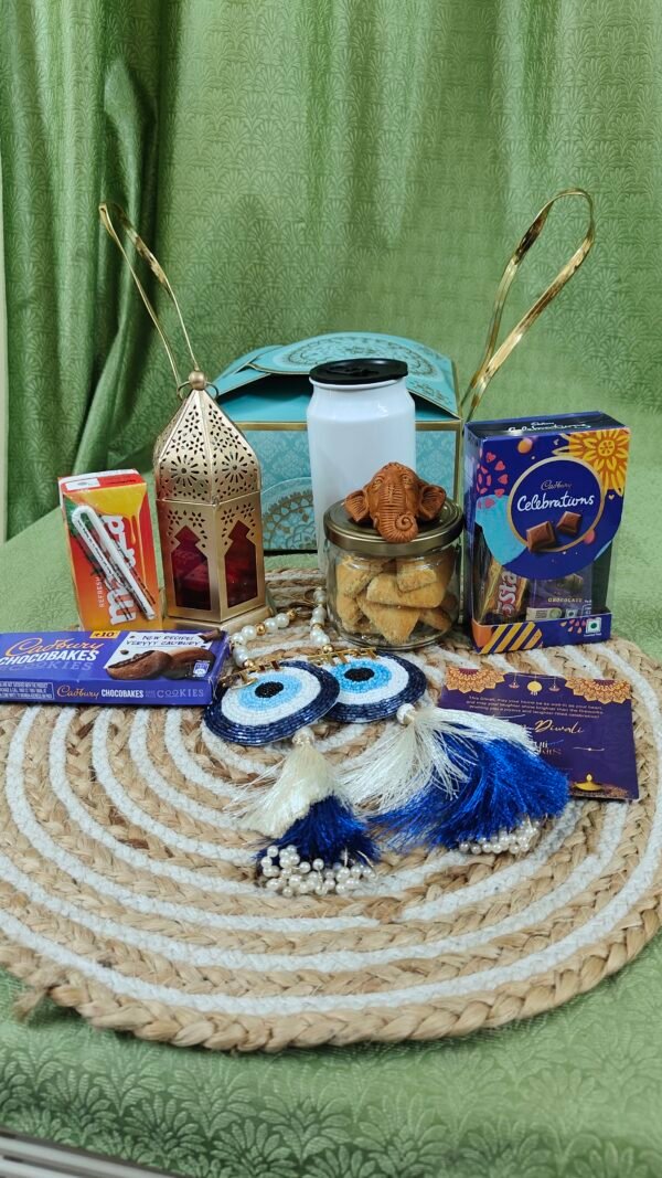 DGHamper - 106 | Grand Diwali Gift Hamper with Lantern, Treats & Festive Essentials | Blessico - Image 4