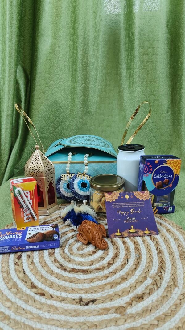 DGHamper - 106 | Grand Diwali Gift Hamper with Lantern, Treats & Festive Essentials | Blessico - Image 2
