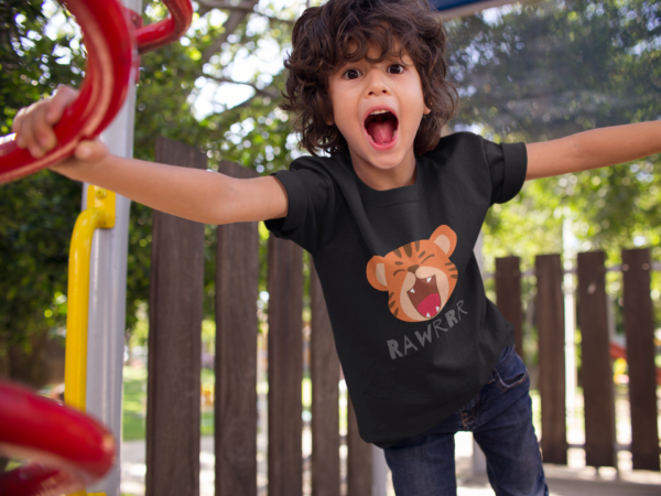 TIGER RAWRRR | KIDS COTTON T-SHIRT | BLESSICO - Image 3