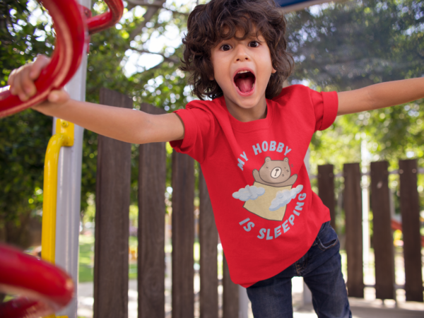 MY HOBBY IS SLEEPING | KIDS COTTON T-SHIRT | BLESSICO - Image 2