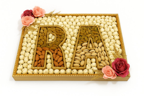 Personalised Dry Fruit Box – Initial Edition - Image 2