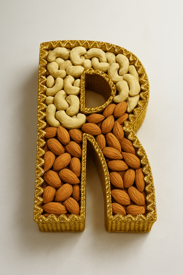 Personalised Dry Fruit Box – Initial Edition - Image 4